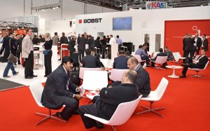 A meeting at Bobst's stand at K 2013