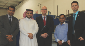 Gulf Carton Factory has bought a Mosca pallet scrapping machine through its distributor Printech.