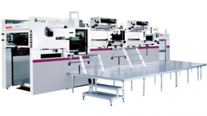 Masterwork's vice-president, Carol Jiang, says the Duopress's innovative combination of foil stamping and die cutting is attracting great interest.