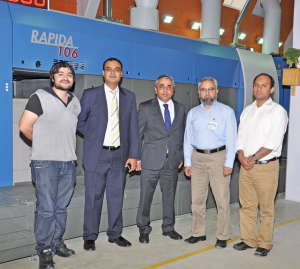 Packages Limited in Lahore commissioned its new Rapida 106 in March.